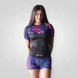 Acid Zebra Women's BJJ Rash Guard XMARTIAL