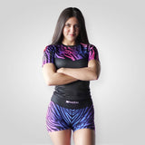 Acid Zebra Women's BJJ Rash Guard XMARTIAL