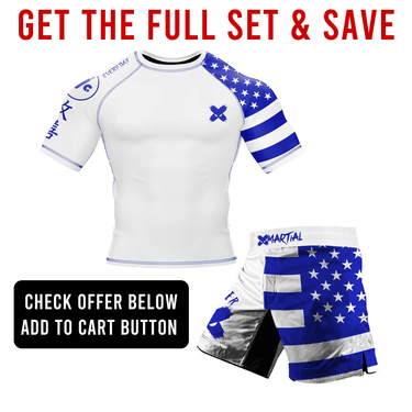 American Fighter Rank 2.0 Hybrid BJJ/MMA Shorts XMARTIAL