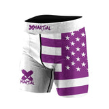 American Fighter Rank BJJ/MMA Compression Shorts XMARTIAL