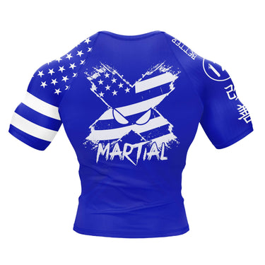 American Fighter Rank BJJ Rash Guard XMARTIAL