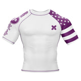 American Fighter Rank BJJ Rash Guard XMARTIAL