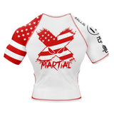 American Fighter Rank BJJ Rash Guard XMARTIAL