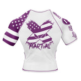 American Fighter Rank BJJ Rash Guard XMARTIAL