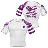 American Fighter Rank BJJ Rash Guard XMARTIAL