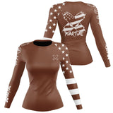 American Fighter Women's Rank BJJ Rash Guard XMARTIAL