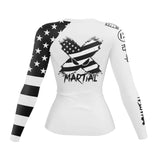 American Fighter Women's Rank BJJ Rash Guard XMARTIAL