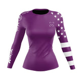 American Fighter Women's Rank BJJ Rash Guard XMARTIAL