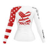 American Fighter Women's Rank BJJ Rash Guard XMARTIAL