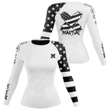 American Fighter Women's Rank BJJ Rash Guard XMARTIAL