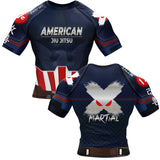 American Jiu Jitsu Hero BJJ Rash Guard XMARTIAL