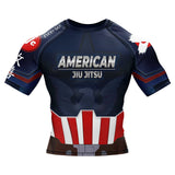 American Jiu Jitsu Hero BJJ Rash Guard XMARTIAL