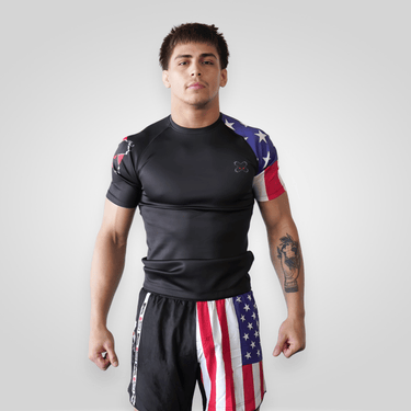 American Warrior BJJ Rash Guard XMARTIAL