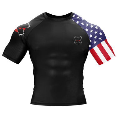 American Warrior Rash Guard XMARTIAL