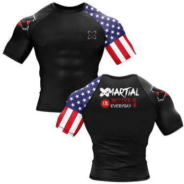 American Warrior Rash Guard XMARTIAL