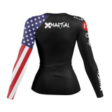 American Warrior Women’s Rash Guard XMARTIAL