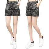 Army Women's Camo Cargo Shorts XMARTIAL