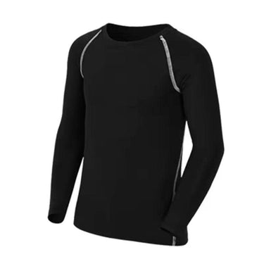 Athletic Kids Black Compression Shirt XMARTIAL