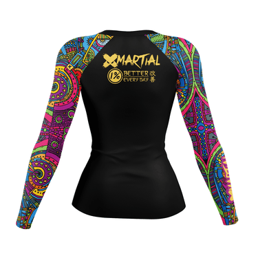 Aztec Women's Longsleeve Rash Guard XMARTIAL