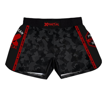 BJJ/MMA Shorts Black Camo Fight Team X-Tech 25 Series XMARTIAL