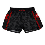 BJJ/MMA Shorts Black Camo Fight Team X-Tech 25 Series XMARTIAL