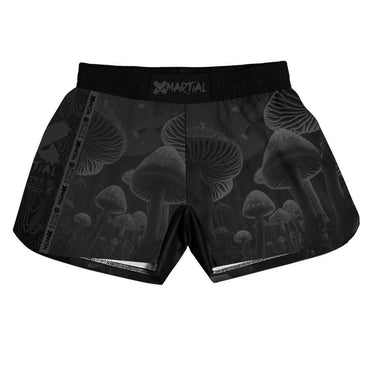 BJJ/MMA Shorts Black Indigo Mushroom X-Tech 25 Series XMARTIAL