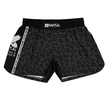 BJJ/MMA Shorts Black Leopard X-Tech 25 Series XMARTIAL