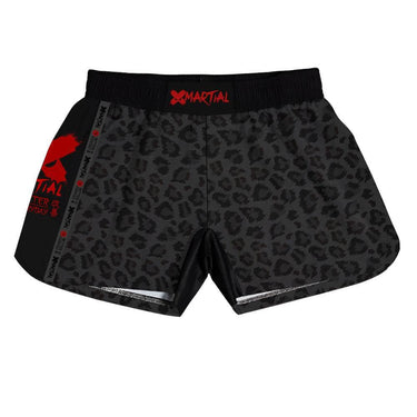 BJJ/MMA Shorts Black Leopard X-Tech 25 Series XMARTIAL