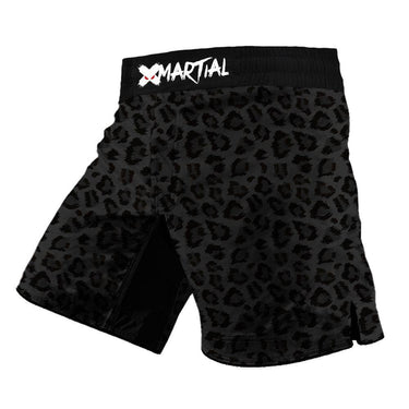 BJJ/MMA Shorts Black Leopard X-Tech 25 Series XMARTIAL