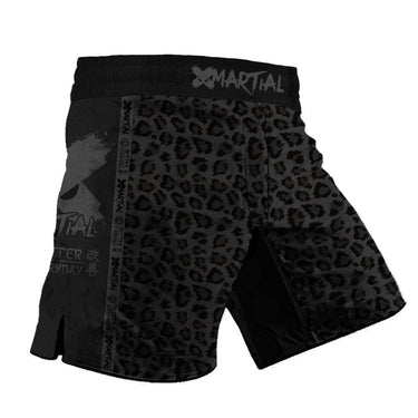 BJJ/MMA Shorts Black Leopard X-Tech 25 Series XMARTIAL