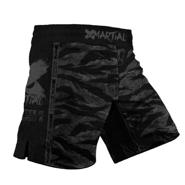 BJJ/MMA Shorts Black Tiger Camo X-Tech 25 Series XMARTIAL