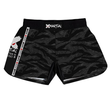 BJJ/MMA Shorts Black Tiger Camo X-Tech 25 Series XMARTIAL