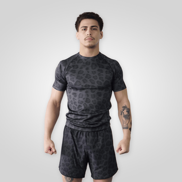 BJJ Rash Guard Black Leopard X-Tech 25 Series XMARTIAL