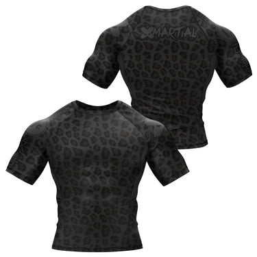 BJJ Rash Guard Black Leopard X-Tech 25 Series XMARTIAL