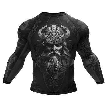 BJJ Rash Guard Black Viking X-Tech 25 Series XMARTIAL