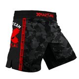 Black Camo Fight Team 2.0 Hybrid BJJ/MMA Shorts XMARTIAL