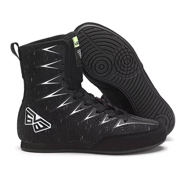 Black Fighter Youth Wrestling Shoes XMARTIAL