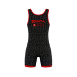 Black Leopard Wrestling Singlet XMARTIAL