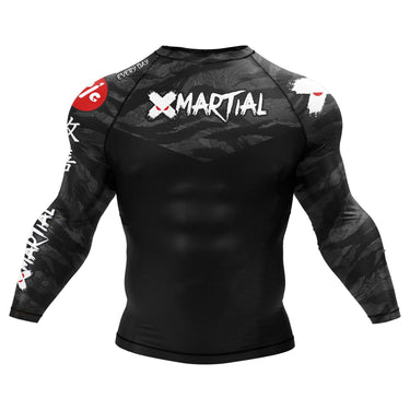 Black Tiger Camo Rash Guard XMARTIAL