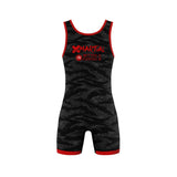 Black Tiger Camo Wrestling Singlet XMARTIAL