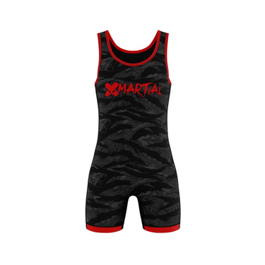 Black Tiger Camo Wrestling Singlet XMARTIAL