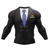 Black Tuxedo BJJ Rash Guard XMARTIAL