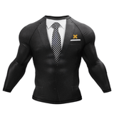 Black Tuxedo Rash Guard XMARTIAL