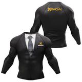 Black Tuxedo Rash Guard XMARTIAL