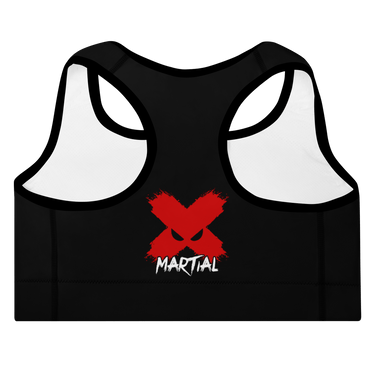 Blindfolded Master Women's Anime Padded Sports Bra XMARTIAL