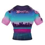 Blue Goat Shed BJJ Rash Guard XMARTIAL