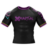 Blue Goat Shed BJJ Rash Guard XMARTIAL