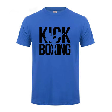 Blue High Kick MMA Shirts XMARTIAL