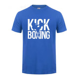 Blue High Kick MMA Shirts XMARTIAL