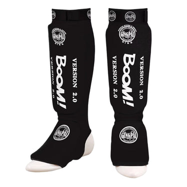 Boom Cotton Knitted Muay Thai/MMA Shin Guards XMARTIAL